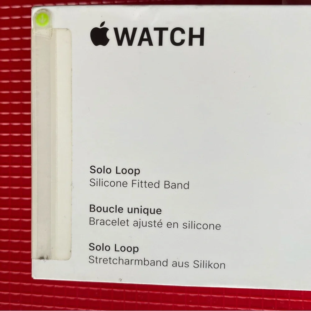 Apple SOLO loop watch band (4) Abyss Blue